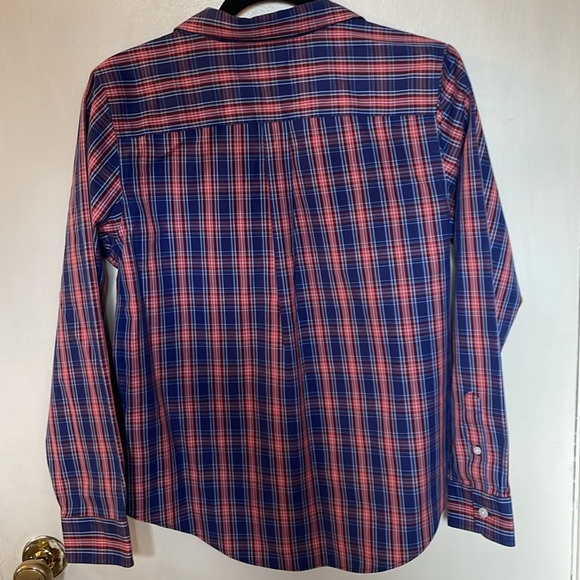 L.L.Bean Ladies Wrinkle Free button up blouse. Cotton. S/Pet. Nice! - Picture 4 of 8